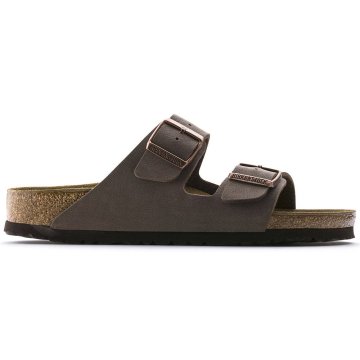 Birkenstock Japanke rjava Arizona Birkoflor Nubuck Mocha Narrow