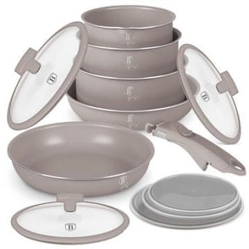 Berlingerhaus Set posod BH-8251 12 ks Taupe Collection