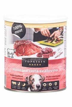 Topstein Goveje in mišično meso v pločevinki 800g