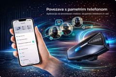 Farrot Rider PRO+ motoristični interkom Mesh 3km do 8 oseb Bluetooth 5.4 IPX7