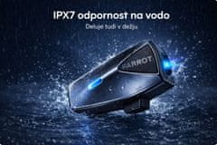 Farrot Rider PRO+ motoristični interkom Mesh 3km do 8 oseb Bluetooth 5.4 IPX7