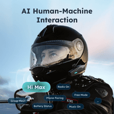 Farrot Rider PRO+ motoristični interkom Mesh 3km do 8 oseb Bluetooth 5.4 IPX7