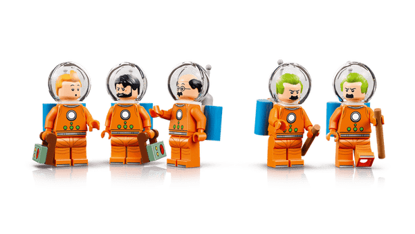 Minifigure Tintin, Captain Haddock in drugi