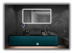 shumee LED osvetljeno ogledalo 100x80 vodoodporno IP65 s stikalom na dotik