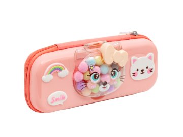 Astra Torbica za svinčnike iz pene 3D EVA AstraBAG KITTY, roza, 503025064