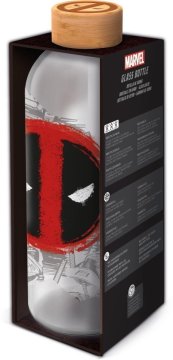 Stor Steklena steklenička 1030 ml, Deadpool