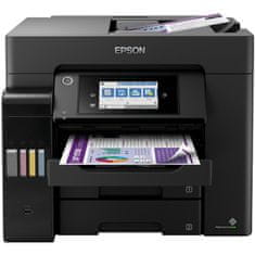 Epson Tiskalnik multifunkcijski brizgalni barvni EcoTank Office Pro L6550 A4 duplex tisk duplex skeniranje faks USB LAN WiFi 25ppm (C11CJ30402)