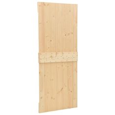 Vidaxl Vrata NARVIK 90 x 210 cm Masiven borov les (neobdelan) Naravna