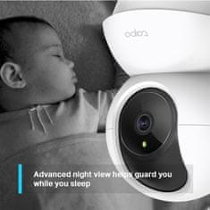 TP-Link Tapo C200 FHD dnevna/nočna Pan/Tilt Wi-Fi bela Ai elektronska varuška nadzorna kamera