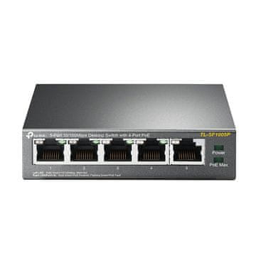 TP-Link TL-SF1005P 5-port 10/100Mbps (4x PoE+) RJ45 mrežno stikalo switch