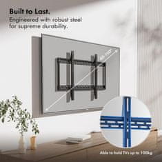 VonHaus 60-100'' fiksen TV stenski nosilec do 100kg
