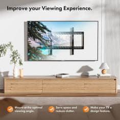 VonHaus 60-100'' fiksen TV stenski nosilec do 100kg