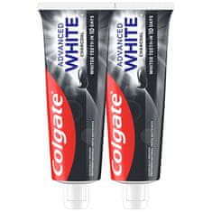 Advanced White beljenje z ogljem zobna pasta 2 x 75 ml