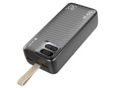 Tracer BLAZE prenosna baterija, 30.000 mAh, 65 W, Quick Charge 3.0, črna (TRABAT47505)