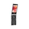 MaxCom MM835 preklopni mobilni telefon, 4G, Dual SIM, črn (115941)