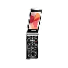 MaxCom MM835 preklopni mobilni telefon, 4G, Dual SIM, črn (115941)