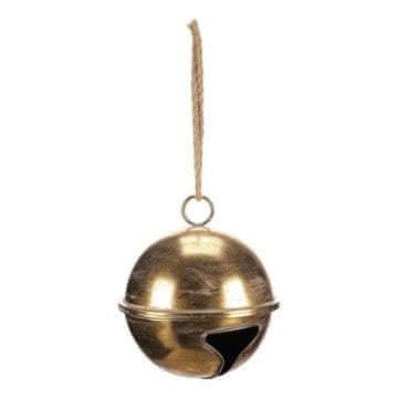 Autronic Viseči okrasek Metal bell - hanging decoration, gold color (KOC508 GOLD)