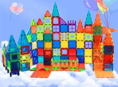 Magnetni gradbeni komplet za otroke set 120 – Magnetic Tiles II