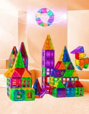 Magnetni gradbeni komplet za otroke set 120 – Magnetic Tiles II