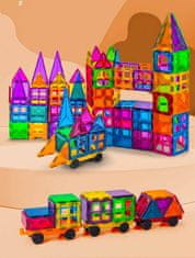 Magnetni gradbeni komplet za otroke set 120 – Magnetic Tiles II