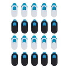 HOME & MARKER® Drsni pokrovček za kamero 20 kosov, tanek drsnik, univerzalno prileganje, močan ABS | CAMCOV