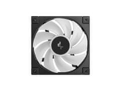 DEEPCOOL Ventilator za ohišje FD12 ARGB PWM 120mm, črn