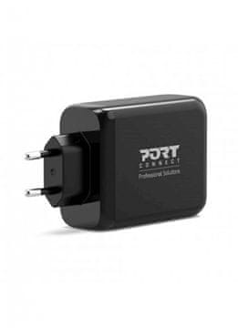 Port Designs Napajalnik PORT GaN USB-C/ USB-A 120W