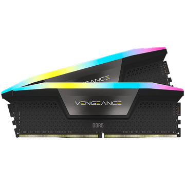 Corsair Vengeance RGB Black DDR5 64GB (2x32GB) 6400MHz CL42 XMP 3.0 UDIMM pomnilnik