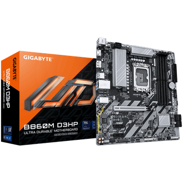 Gigabyte B860M D3HP LGA1851 mATX osnovna plošča - Intel B860, 4xDDR5, 2xM.2, 4xSATA, 1Gb LAN, 1xDP, 1xHDMI