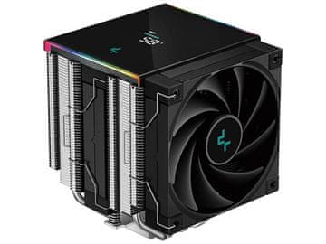 DEEPCOOL Hladilnik za procesor DeepCool AK620 DIGITAL SE, 2x120mm, ARGB, LCD, črn