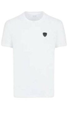 shumee Moška bombažna majica s kratkimi rokavi Emporio Armani, bela, velikost XL