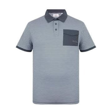 shumee Moška temno siva polo majica z belimi črtami Lee Cooper, velikost L