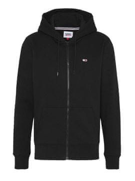 shumee TOMMY JEANS Črna majica z zadrgo, velikost XXL