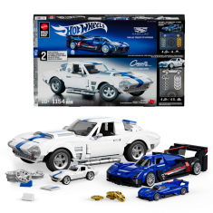 Mattel Brick Shop Hot Wheels Elite Corvette