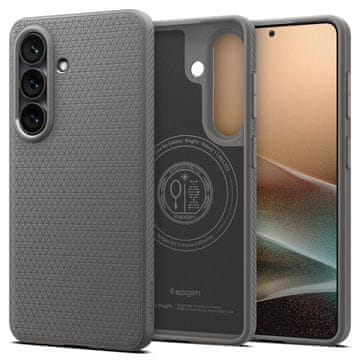 Spigen Liquid Air MagSafe, marble gray - Samsung Galaxy S2026