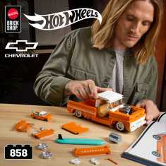 Mattel Brick Shop Hot Wheels Custom Chevy Pickup