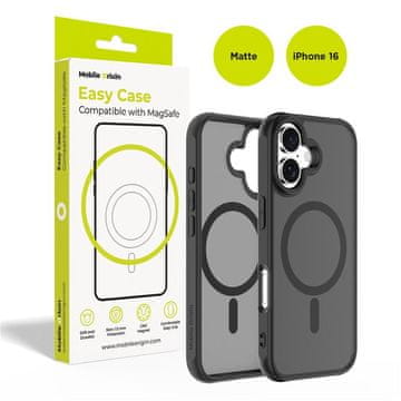 Mobile-origin Hybrid MagSafe Case, matte black - iPhone 16