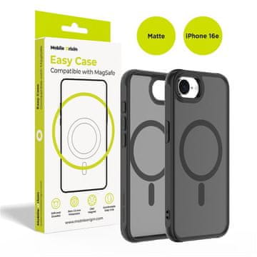 Mobile-origin Hybrid MagSafe Case, matte black - iPhone 16e