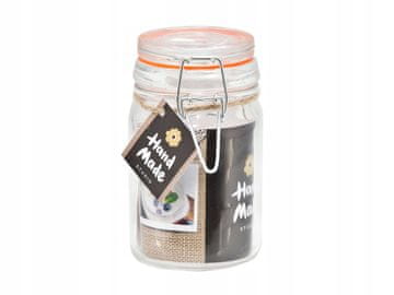 shumee STEKLENI KOZAREC s silikonskim zapiralom 250 ml