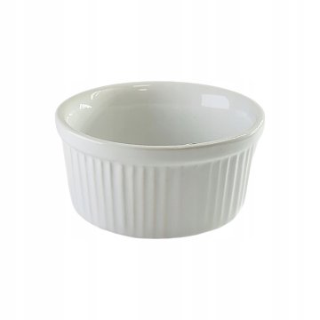 shumee 10 CM KERAMIČNA POSODA ZA SLADICE CREME BRÜLÉE ZA PEKO BELIH OMBREJEV