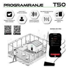 RUN-CHICKEN T50 avtomatska vrata za kokošnjak – v mint barvi (z Bluetooth)