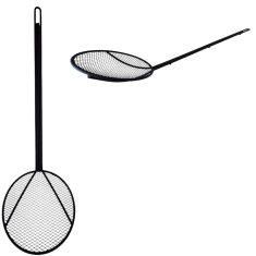 shumee Žlica za posnemanje za odstranjevanje cmokov in krompirčka, cedilo iz črnega jekla