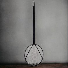 shumee Žlica za posnemanje za odstranjevanje cmokov in krompirčka, cedilo iz črnega jekla