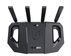 ASUS TUF Gaming BE3600 wifi usmerjevalnik, Dual-Band WiFi 7, AiMesh, 2.5G port, črni (90IG0A90-MO9C00)