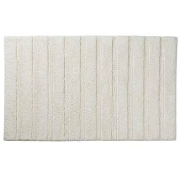 Kela Kopalniška preproga KL-23580 Megan 65x55 cm bombaž sivo-bela