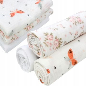 shumee Plumeri muslin plenice komplet 3 barv 70x70 cm