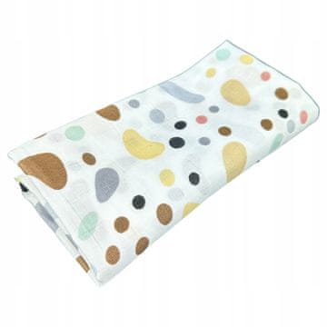 shumee Velike plenice iz muslina Plumeri 1x 70×70 cm - večja velikost, udobje