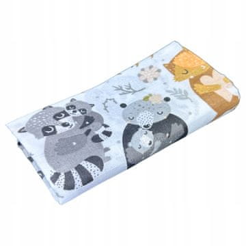 shumee Velike plenice iz muslina Plumeri 1x 70×70 cm - večja velikost, udobje