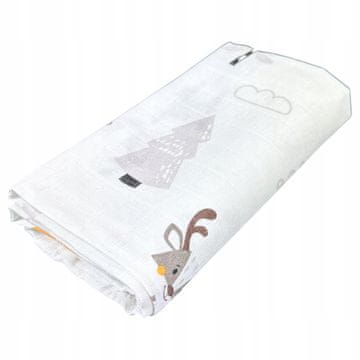 shumee Velike plenice iz muslina Plumeri 1x 70×70 cm - večja velikost, udobje