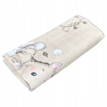 shumee Velike plenice iz muslina Plumeri 1x 70×70 cm - večja velikost, udobje